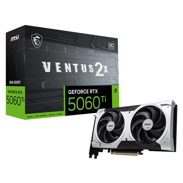 [MSI] GeForce RTX 5060 Ti Ventus 2X OC Plus D7 8GB